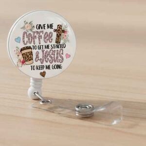 Ladies Coffee and Jesus Badge #2